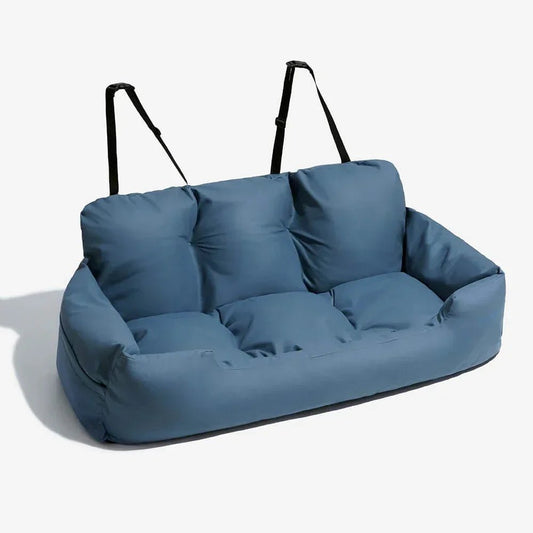 SIEGE AUTO POUR CHIEN - CarrierTravelDog™ - Bleu - La Maison Ideale Des Chiens