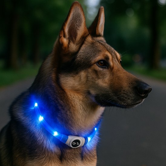Collier lumineux chien | NightSafe - La Maison Ideale Des Chiens