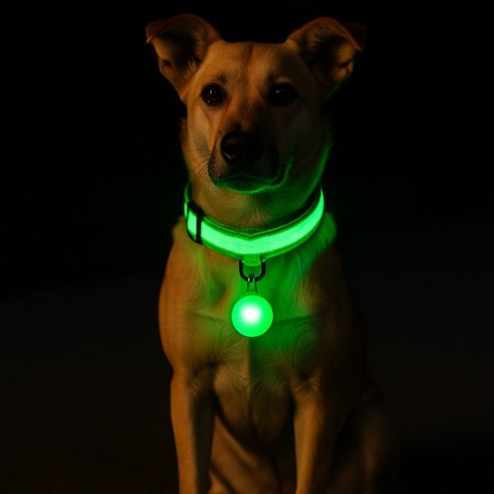 Collier lumineux pour chien | NightSafe - La Maison Ideale Des Chiens