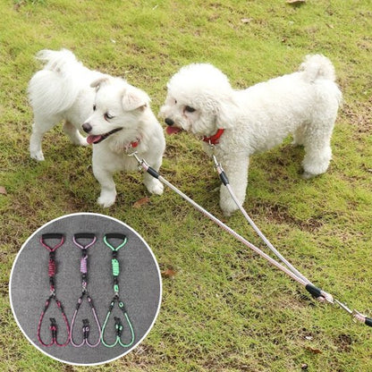 Laisse double pour chien | Sécurité & Confort - La Maison Ideale Des Chiens