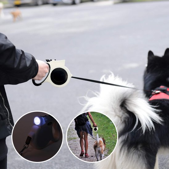 Laisse pour chien | Robuste & Ajustable - La Maison Ideale Des Chiens