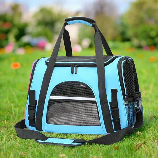 Sac de Transport pour Chien - DogCarrierBag™ - Bleu - La Maison Ideale Des Chiens