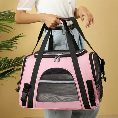 Sac de Transport pour Chien - DogCarrierBag™ - Rose - La Maison Ideale Des Chiens