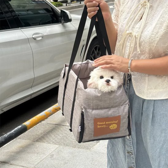 Sac de transport pour Chien | Voyageur Sécurisé - La Maison Ideale Des Chiens