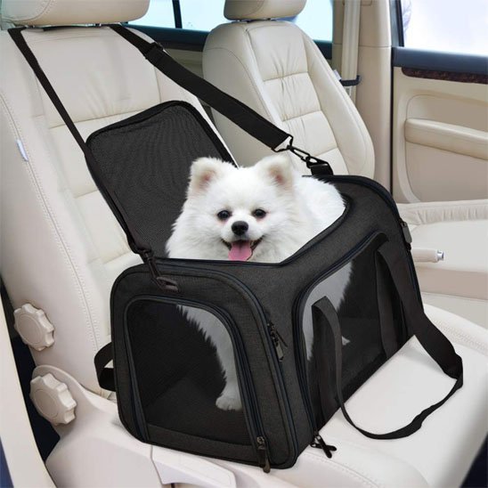 Sac de transport pour chien | Voyageur Sécurisé - La Maison Ideale Des Chiens