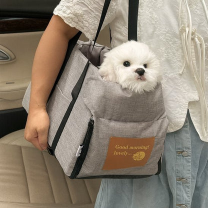 Sac de transport pour Chien | Voyageur Sécurisé - La Maison Ideale Des Chiens
