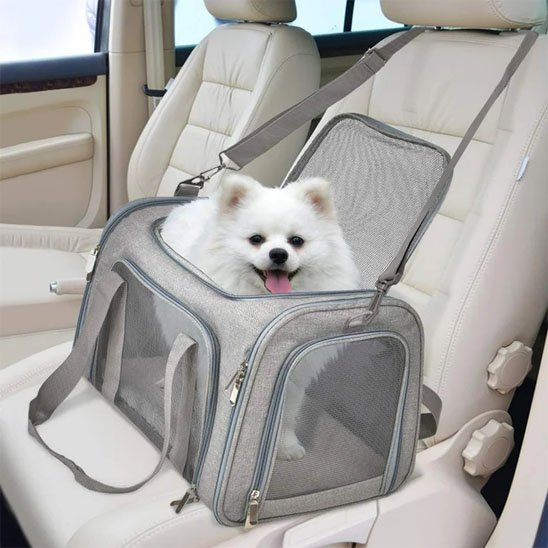 Sac de transport pour chien | Voyageur Sécurisé - La Maison Ideale Des Chiens