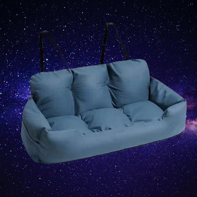 SIEGE AUTO POUR CHIEN - CarrierTravelDog™ - Bleu - La Maison Ideale Des Chiens